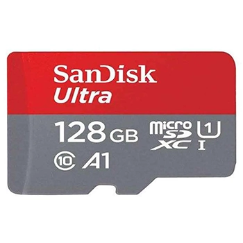 کارت حافظه microSDXC سن دیسک مدل Ultra A1 کلاس 10 استاندارد UHS-I U1 سرعت 100MBps ظرفیت 128 گیگابایت